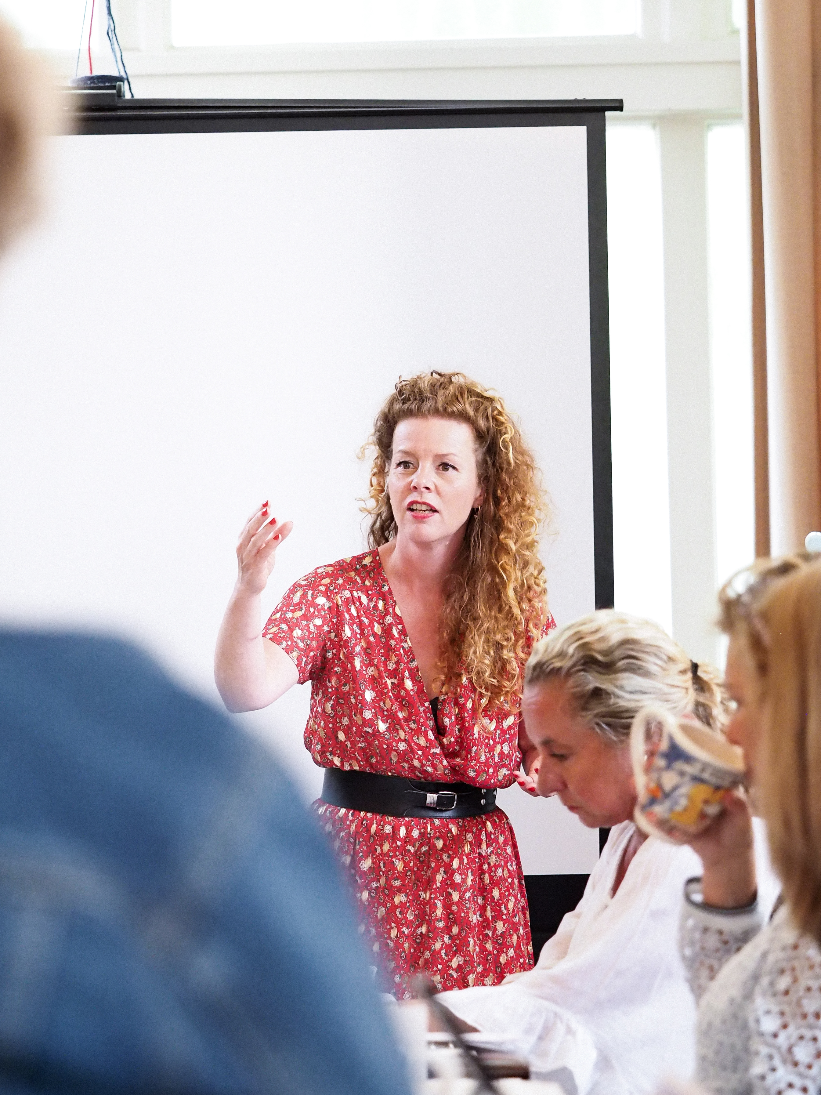 Carlijn Hermes geeft een BG5 workshop